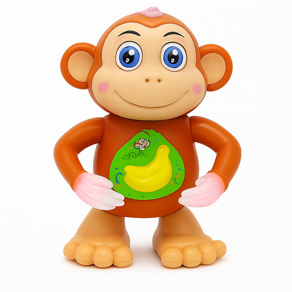 Dancing Monkey Musical Toys for Kids with Light and Sound, Dancing Funny Animal Toys Features with Hand Flapping and Legs Left Right Movements Dancing Toys